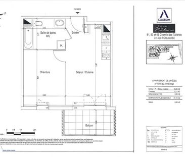 Location Appartement 2 pièces 37m² TOULOUSE 31400 - Photo 6