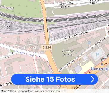 1-Zimmer-Wohnung mit Balkon in Essen-Südviertel mieten - Foto 1