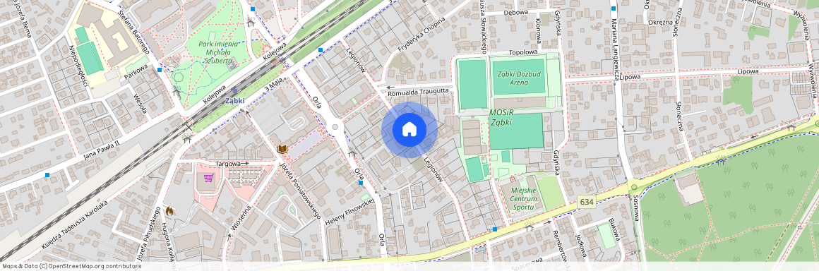 ul. Legionów, Ząbki, wołomiński, mazowieckie