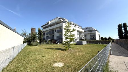 Günstige Neubauwohnung mit MEGA-SÜD-BALKON (11,77m²) nahe Akademiepark - Foto 2