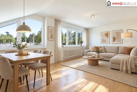 Stadtnah wohnen, Ruhe genießen - Helle 2-Zimmer-Wohnung im Erstbezug nach Sanierung mit Festungsblick, eigener Garage und ruhiger Lage nahe der Salzach - Photo 2