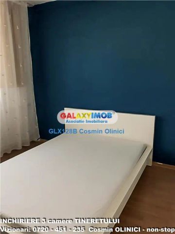 Inchiriere apartament 3 camere Tineretului decomandat mobilat - Photo 5