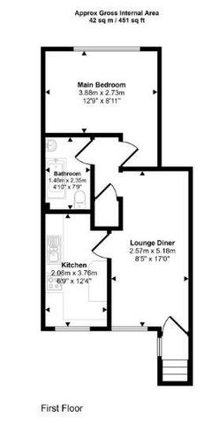 1 bedroom flat to rent - Photo 4