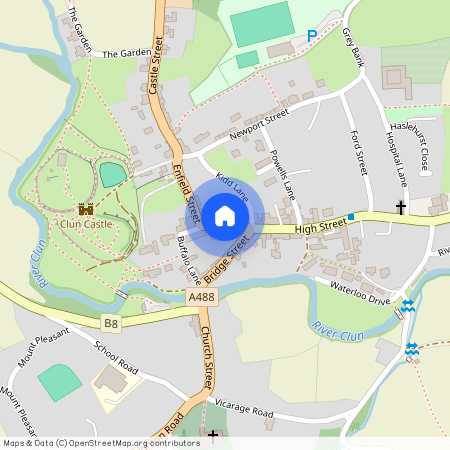 High Street, Clun, Craven Arms, Shropshire, SY7