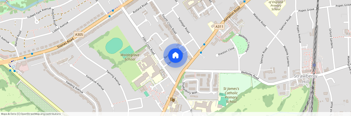 Denmark Road, Twickenham, TW2, London