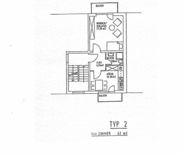 1.5 Zimmer, 42 m², EG - Photo 5