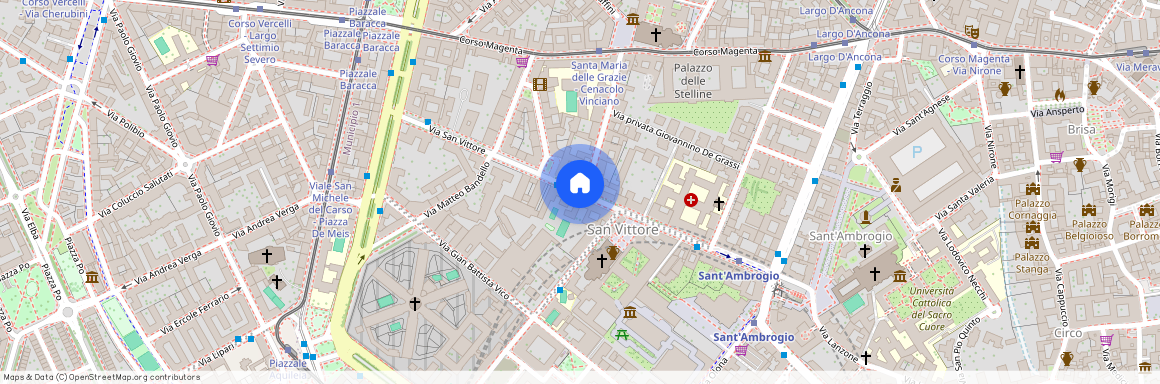 Via San Vittore, Milano, Lombardy 20123