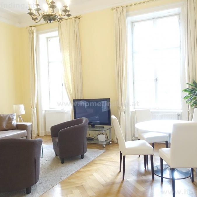 expat flat: möblierte Altbauwohnung nahe dem Parlament - Foto 1