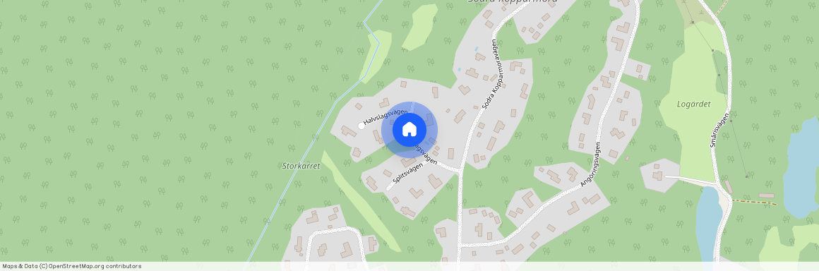 Halvslagsvägen, Värmdö