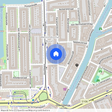 Westindische Buurt, 1058 VG, Paramaribostraat, Amsterdam