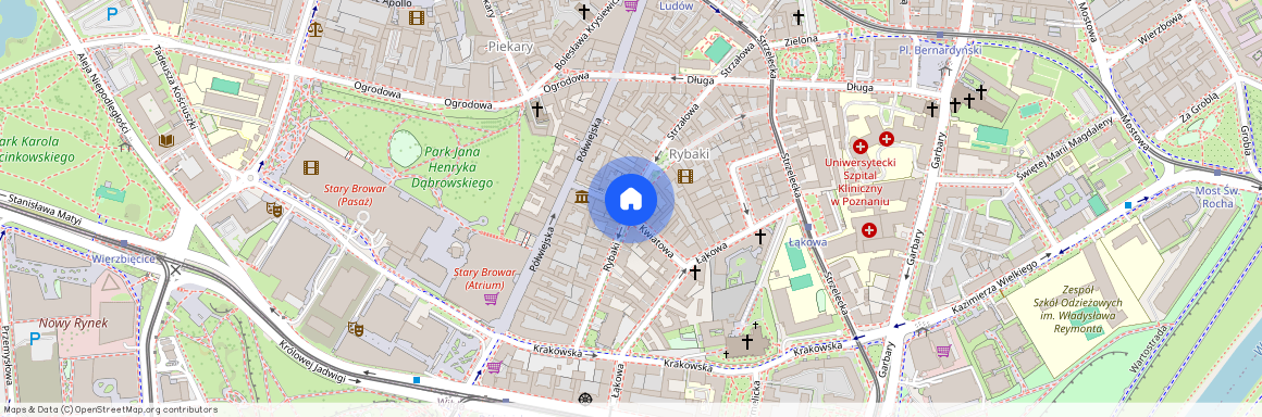 ul. Rybaki, Centrum, Stare Miasto, Poznań, wielkopolskie