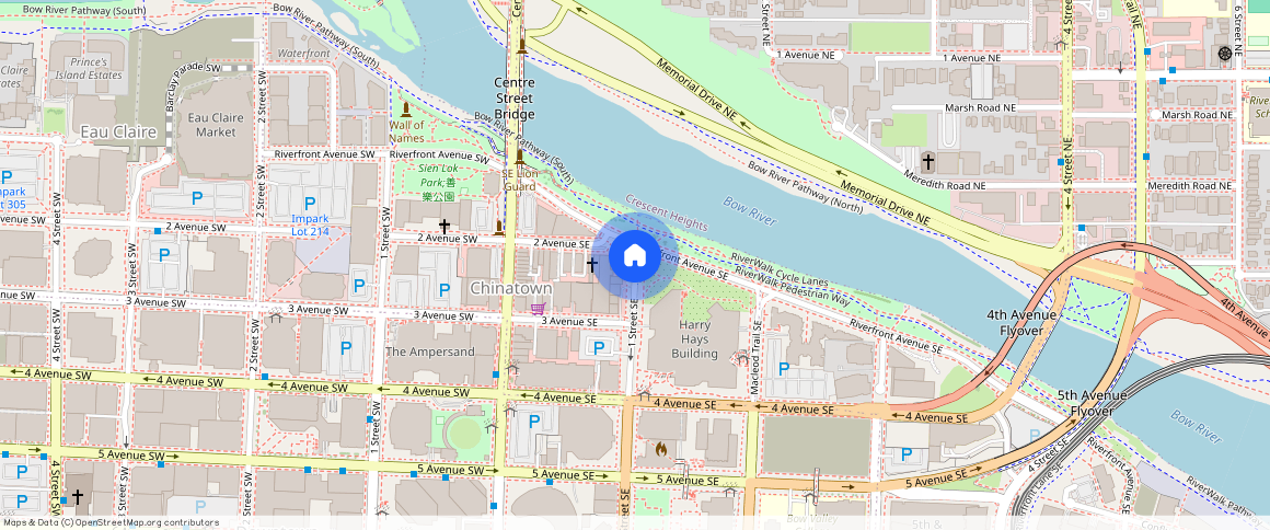 444 - 222 Riverfront Avenue Southwest, Calgary, Calgary, Calgary Metropolitan, T2G 2G3