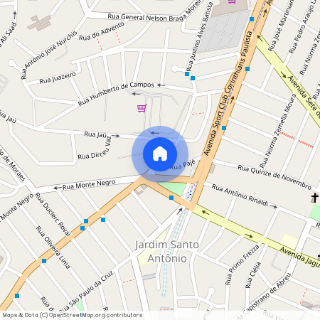 Rua Justino Alves Batista, Santo Antônio, Jardim Santo Antônio, Osasco - SP, 06120-280, Brazil