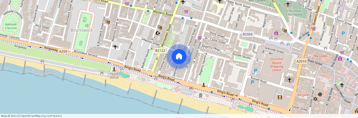 Flat 1, 11 Wordsworth House, BN1 2LG
