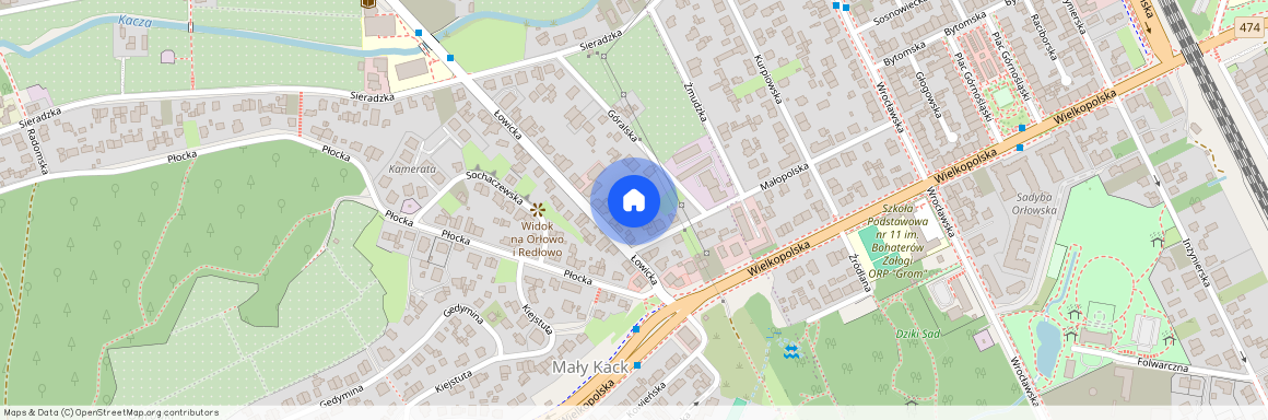 ul. Góralska, Mały Kack, Gdynia, pomorskie