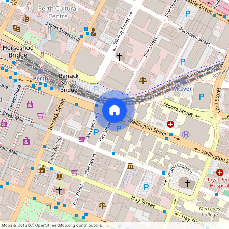 Wellington St & Pier St, Perth, Western Australia 6000