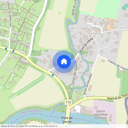 Route de 6, Villette