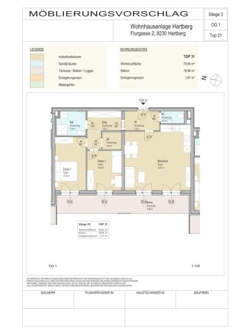 3- Zimmer Wohnung mit großer Terrasse zum Wohlfühlen! Erstbezug Sommer 2026 | Miete mit Kaufoption - Photo 3
