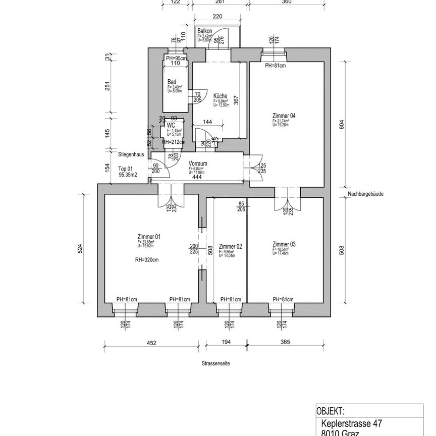 Keplerstraße 47/1 - 4 Zimmer Wohnung mit Balkon im Lend - Photo 2