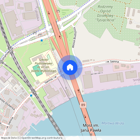 ul. Sienna, Stogi, Gdańsk, pomorskie