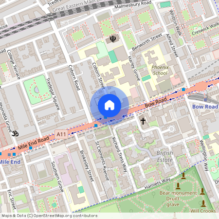 Bow Road, Mile End, E3