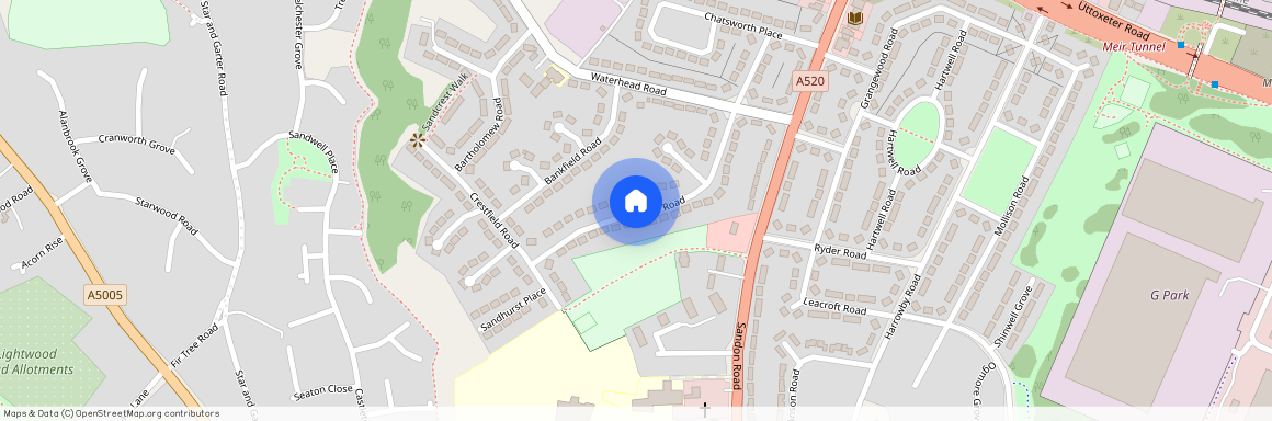 Seddon Road, Stoke-On-Trent ST3