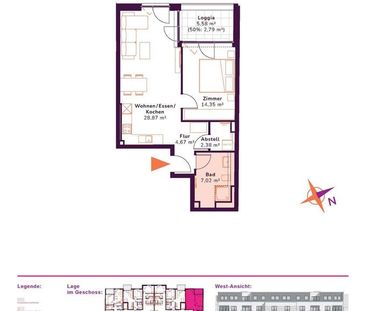 Cosmo Berlin - große 2 Zimmer im Weitlingkiez mit Einbauküche und D... - Foto 6