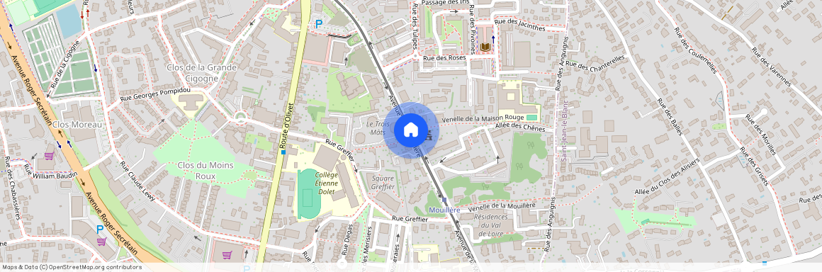 Avenue de la Mouillère, Orléans France