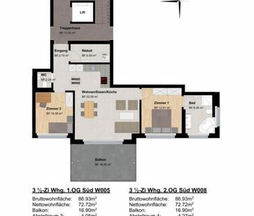 3.5 rooms – Apartment 2nd floor - Foto 3
