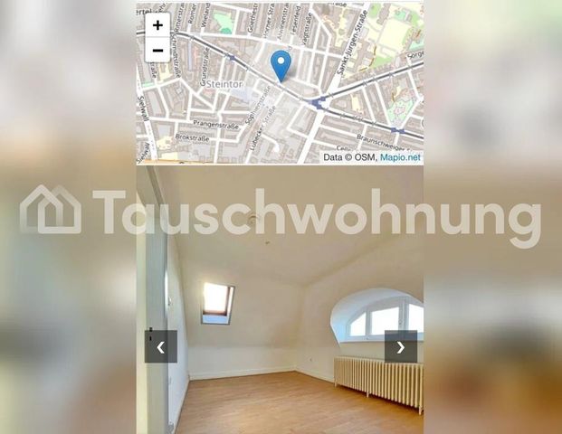 TAUSCHWOHNUNG helle 1-Zimmer Dachgeschosswohnung gegen 2-3 Zimmerwohnung - Photo 1