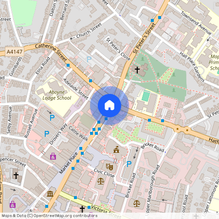 St. Peters Street, St. Albans, Hertfordshire, AL1