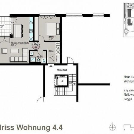 Hochwertige 2 1/2-Zimmerwohnung in Langenthal - Foto 4