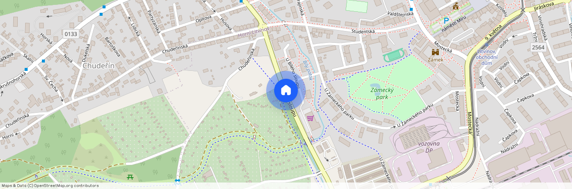 Tyrše a Fügnera, Litvínov - Chudeřín, okres Most