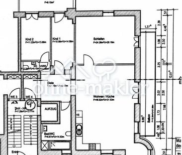 Luxuriöse 4‑Zimmer Altbauwohnung, kernsaniert, mit 30 m² Terrasse i... - Photo 1