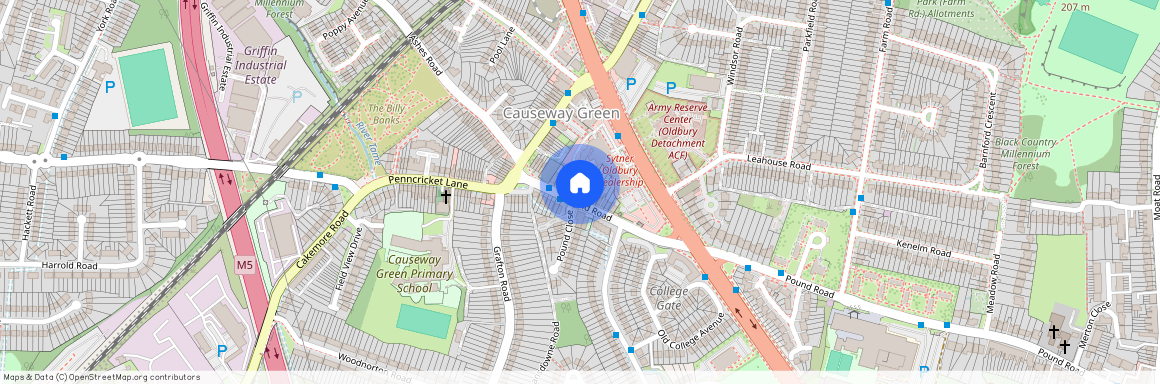 Pound Road, Oldbury, B68