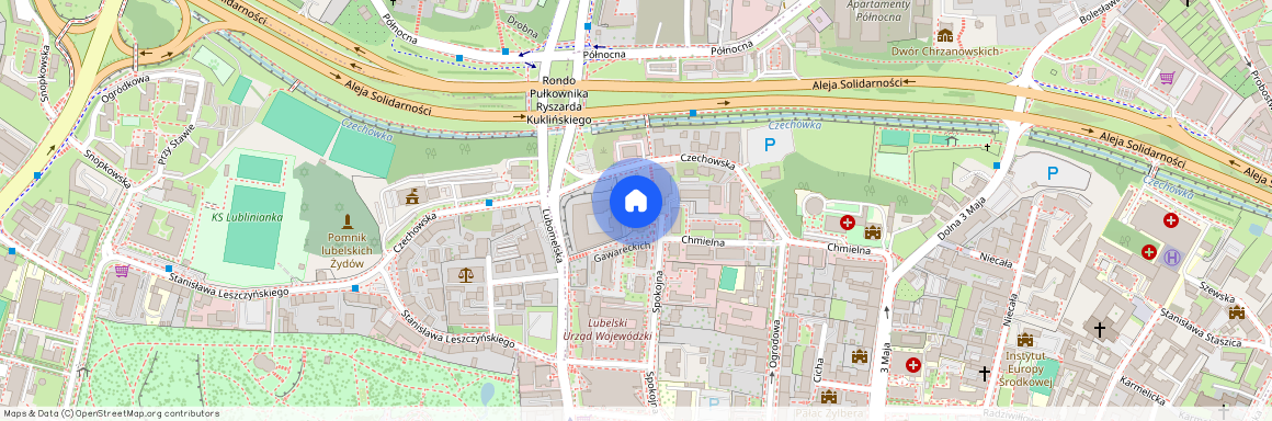 ul. Spokojna, Śródmieście, Lublin, lubelskie