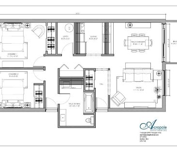 Grand 4 1/2 style condo pour juillet - Photo 3