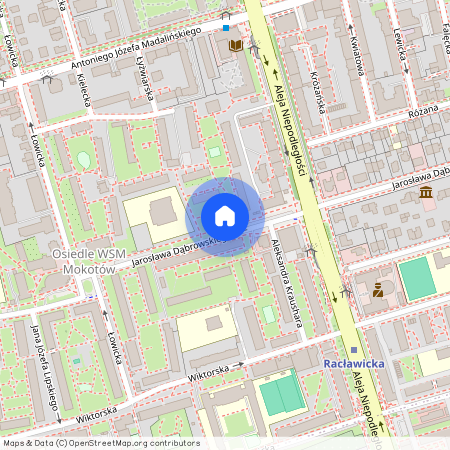 Jarosława Dąbrowskiego 82F, Warszawa, Mokotów, Górny Mokotów