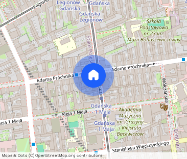 Przytulna kawalerka w ścisłym centrum Łodzi - Zdjęcie 1