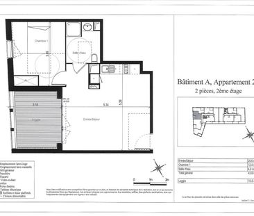Location Appartement 2 pièces 43m² ST JORY 31790 - Photo 2
