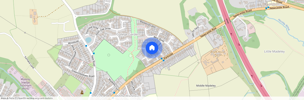Salisbury Close, Madeley, Crewe, Staffordshire, CW3