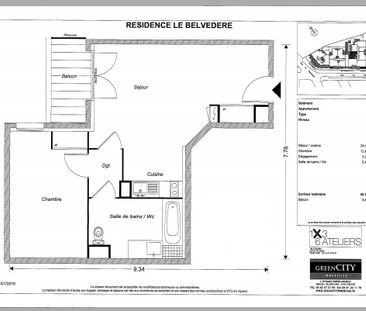 Location Appartement 2 pièces 46m² CHAMPIGNY SUR MARNE 94500 - Photo 2