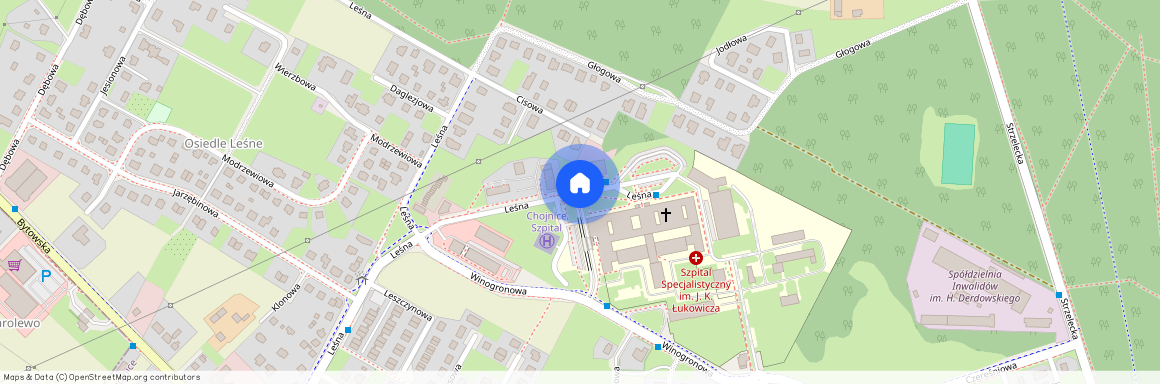 ul. Leśna, Chojnice, chojnicki, pomorskie