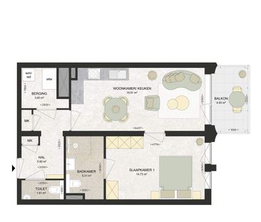 Appartement Kennedylaan, Haarlem - À louer (Logement pour seniors) - Photo 1