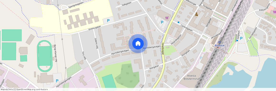 Alvesta Centrum, Kronoberg, Hjortsbergavägen 8 A