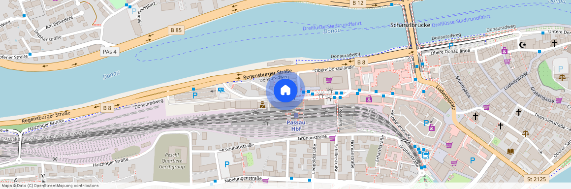 Bahnhofstraße, 94032 Kr. Passau - Passau