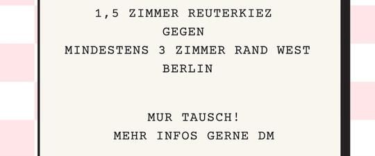 Tauschwohnung: 1,5 Zimmer gegen 3 Zimmer - Photo 1