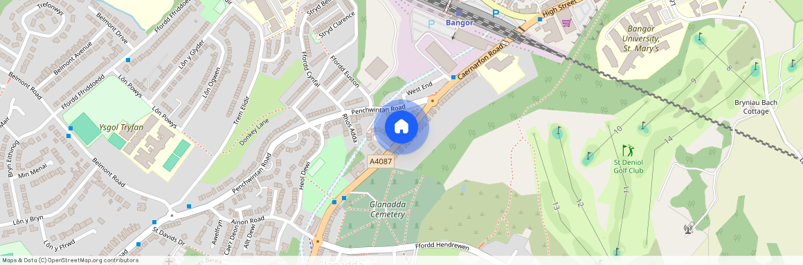 Caernarfon Road, Bangor, Gwynedd, LL57