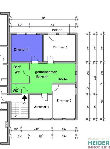 WG-Zimmer in 4er-WG Nähe FH - Foto 3