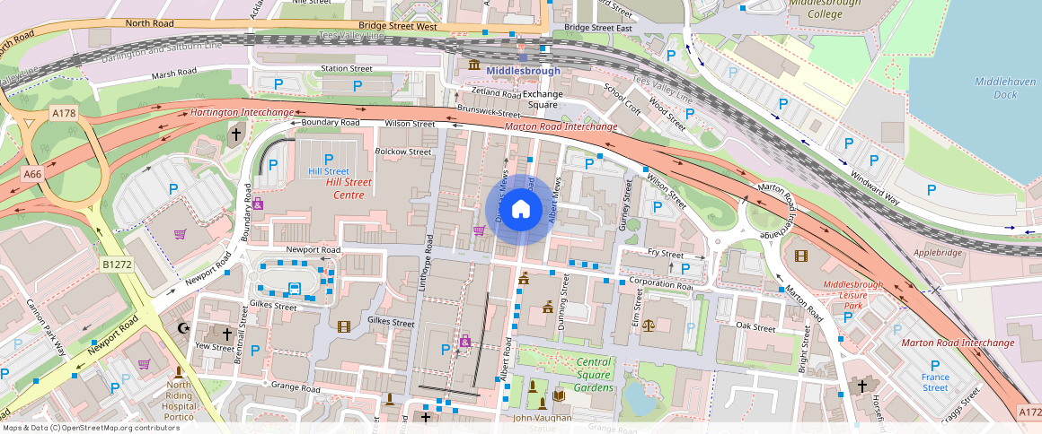 TS1 1NS, Middlesbrough